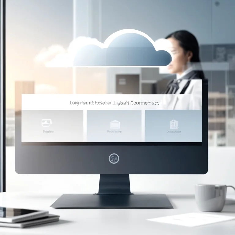 Legal expert reviewing cloud service agreement